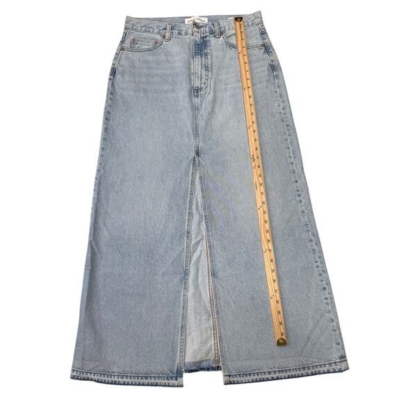 Aritzia Denim Forum The Coco Maxi Denim Skirt - Picture 5 of 9